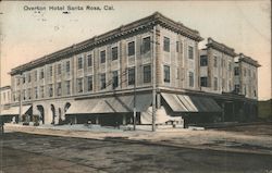 Overton Hotel Santa Rosa, CA Postcard Postcard Postcard