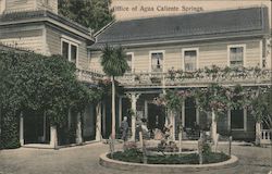 Office of Agua Caliente Springs Postcard