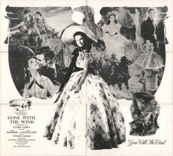 Set of 6: Gone with the Wind 50th Anniversary Installment Set Actors Postcard Postcard Postcard