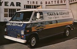 Kahn & Keville, Good Year garage, Service van #5 San Francisco, CA Trucks Postcard Postcard Postcard