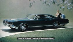 1966 Oldsmobile Delta 88 Holiday Coupe Cars Postcard Postcard Postcard