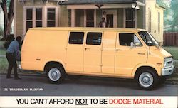 McIntee Motors. Dodge '71 Tradesman Maxivan Postcard