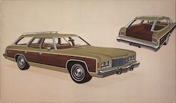 1974 Caprice Estate Station Wagon Cars Postcard Postcard Postcard