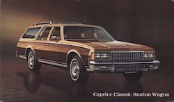 Caprice Classic Station Wagon Cars Postcard Postcard Postcard