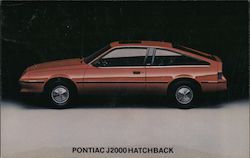 1982 Pontiac J2000 SE 3- Door Hatchback. Nagel Motors Postcard