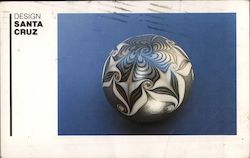 Design Santa Cruz Zephyr Studio. Sultan's Twist iridescent paperweight California Tom Tuttle Postcard Postcard Postcard