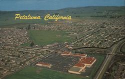 Aerial View of Petaluma Postcard