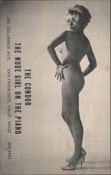 The Condor; The Nude Girl On The Piano Postcard