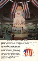 San Francisco Bi Centennial Cake Postcard