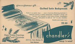 Chandler's San Mateo, CA Postcard Postcard Postcard