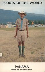 Scouts of the World - Panama Boy Scouts Postcard Postcard Postcard