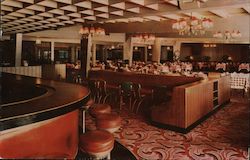 Hotel El Ranco dining room Postcard