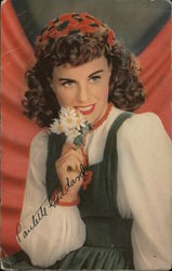 Paulette Goddard in Hold back the dawn, signed Actresses Postcard Postcard Postcard