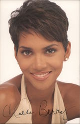 Halle Berry - Autographed Actresses Postcard Postcard Postcard