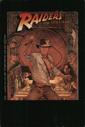 Raiders of the Lost Ark - Indiana Jones, Harrison Ford Postcard