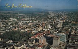 Helicopter view of San Jose Postcard