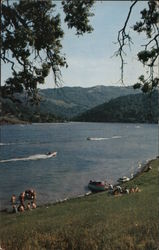 Recreation on Calero Dam Postcard