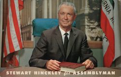 Stewart Hinckley for Assemblyman, 73rd District California Political Pope Studios Postcard Postcard Postcard