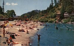 Rio Nido Beach California Postcard Postcard Postcard