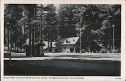 Grounds and Stores at Rio Nido, Russian River, California Postcard