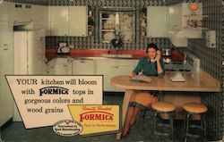 Ernest Cabinet Works Inc Your Kitchen will bloom with Formica tops in gorgeous colors and wood grains. Hamburg, PA Advertising P Postcard