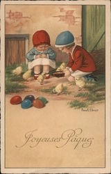 Joyeuses Paques (Happy Easter) Postcard