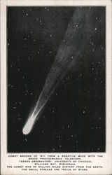 Comet Brooks of 1911 Astronomy Postcard Postcard Postcard