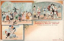 Barnum and Bailey limited, clowns Circus Postcard Postcard Postcard