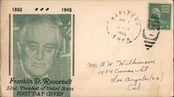 Franklin D. Roosevelt First Day Cover First Day Covers Postcard Postcard Postcard