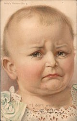 Baby's Habits-No. 4. I don't want to- Postcard