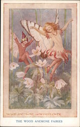 The Wood Anemone Fairies Fantasy Postcard Postcard Postcard