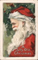 A Jolly Old Christmas Postcard