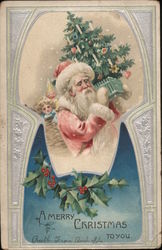 A Merry Christmas to you. Postcard