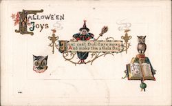 Halloween Joys Postcard