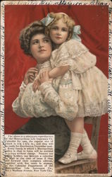 Mother and child from the Metropolitan Life Insurance calendar Advertising Postcard Postcard Postcard