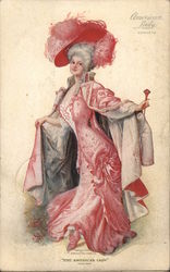 "The American Lady" Showcasing American Lady Corsets by Madison Mercantile Co. Postcard