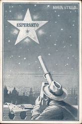 Esperanto: Nova Stelo. Postcard Postcard Postcard