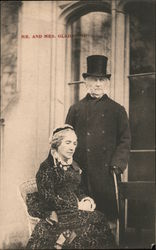 Mr. and Mrs. Gladstone Postcard