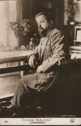 Claude Debussy, composer Composers Postcard Postcard Postcard