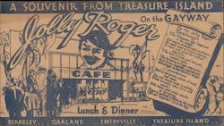 Jolly Roger Cafe on the Gayway, Souvenir from Treasure Island 1939 Golden Gate International Exposition (GGIE) Postcard Postcard Postcard