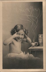 Galactina infant drink Postcard