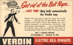 Get rid of the Bell Rope... Save time - Ring Bells Automatically the Verdin Way Postcard