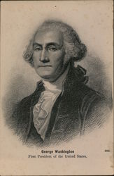 George Washington First President of the United States Postcard