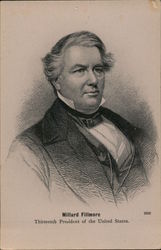 Millard Fillmore - Thirteenth President of the United States Postcard