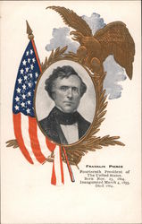 Franklin Pierce, Fourteenth President of the United States Postcard