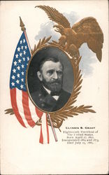 Ulysses S. Grant, Eighteenth President of the United States Presidents Postcard Postcard Postcard