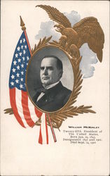 William McKinley, twenty-fifth President of the U.S. Postcard