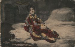 Ready for Mischief -Evelyn Nesbit Actresses Postcard Postcard Postcard