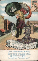 The Overdressed Woman Postcard