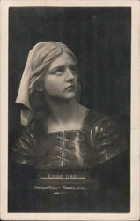 Jeanne D'Arc by Antonio Frilli - Florence Itally Postcard